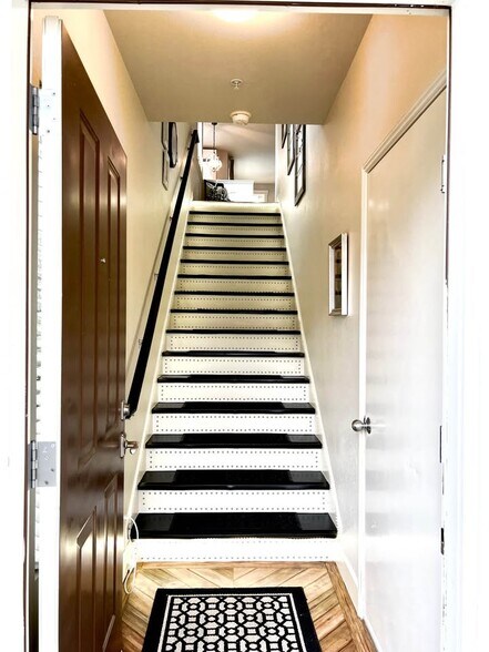 Looking upstairs from front door - 737 241st Ln SE