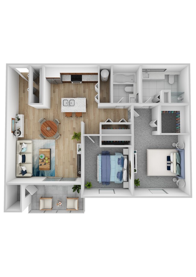 Floorplan - Newberry Square Apartments