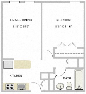 Floorplan - Sundale Manor Apartments