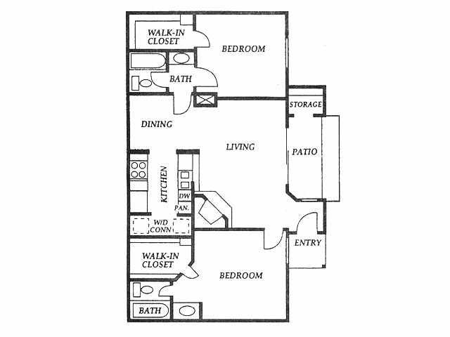 Floorplan - Cozumel Apartments