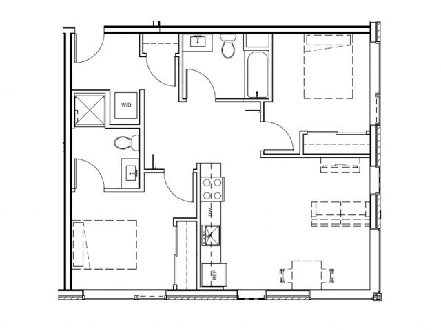 2 Bed 2 Bath 894 - Homeroom Apartments