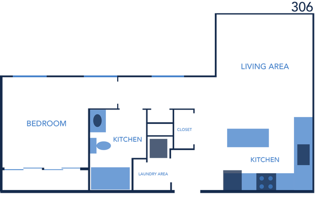Floorplan - Barton Apartments