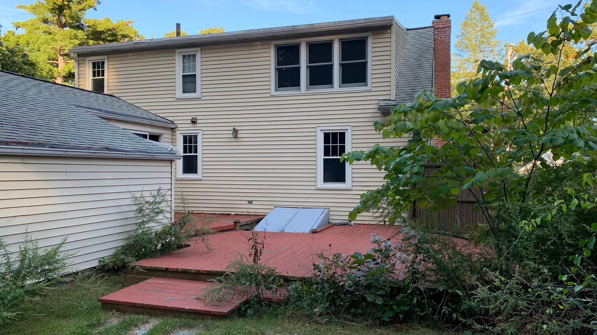 View of the house from the backyard - 58 Oakwood Dr