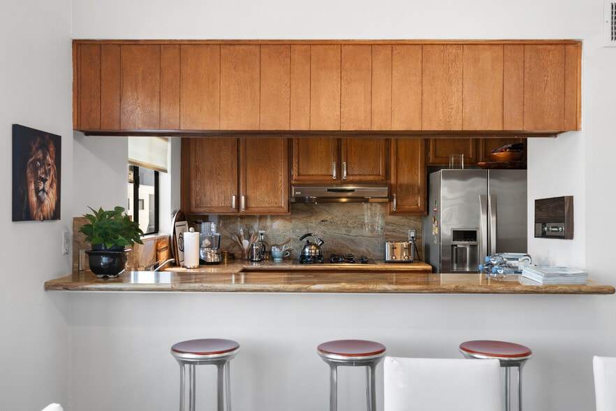 Kitchen View from Living Room - 432 S Hamel Rd
