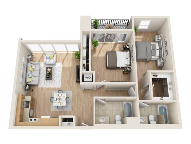 Layout C - Maya Apartments