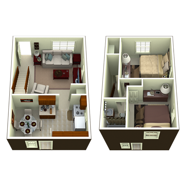 Floorplan - Brentwood Apartments