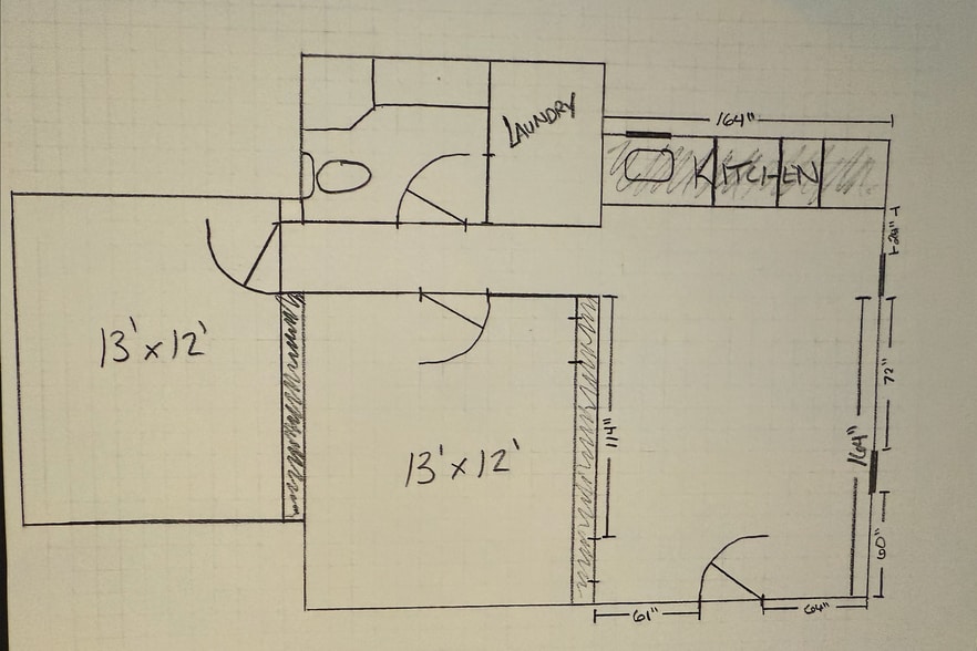 Apartment layout - 232 S Buchanan St