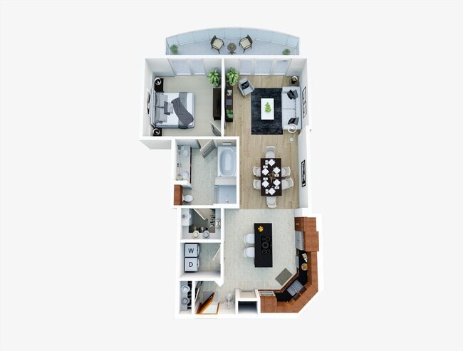 Floorplan - Wilshire Victoria Westwood Apartments