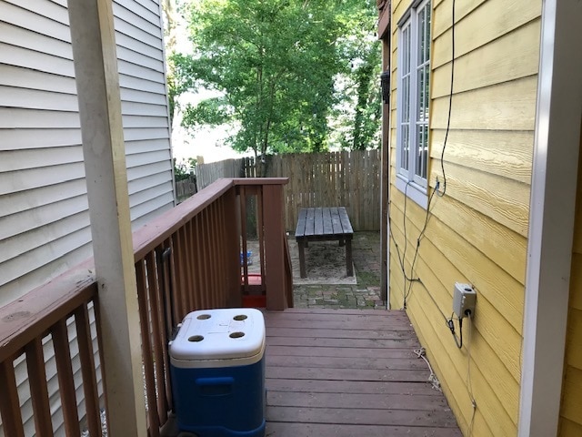 Back porch and patio - 907 Kinney St