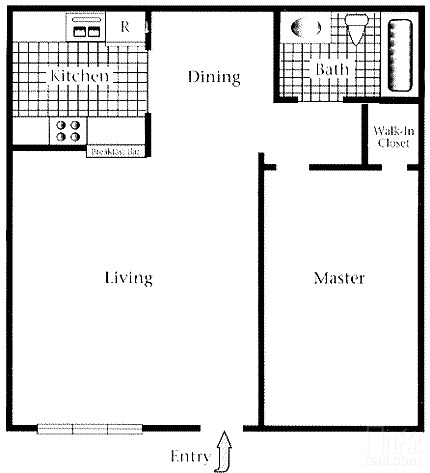 Floor Plan A - Mission Pointe Club Apartments