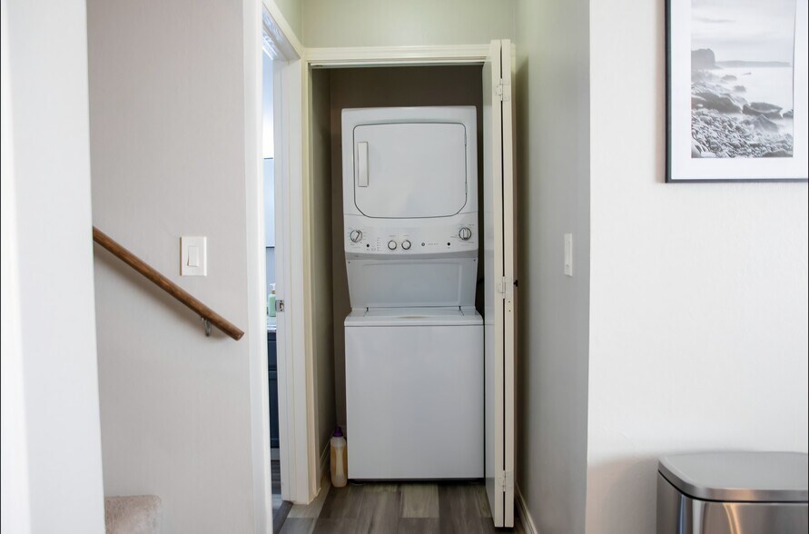 Stacked Washer and Dryer - 625 E 22nd Ave
