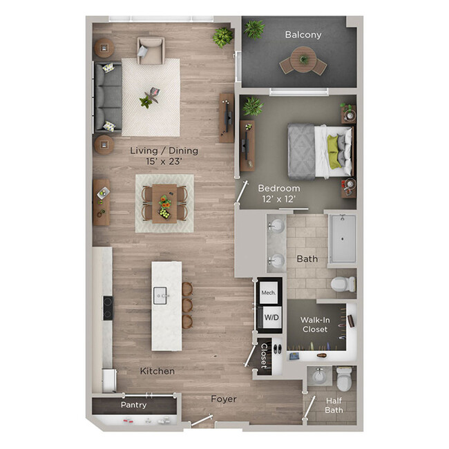 Floorplan - Madison Place Apartments