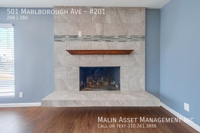 Fireplace - 501 Marlborough Ave