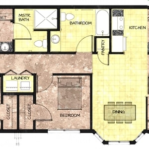 3BR/2BA - Terracina Oaks Apartments 1 & 2