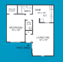 1BR/1BA - Georgetown Apartments