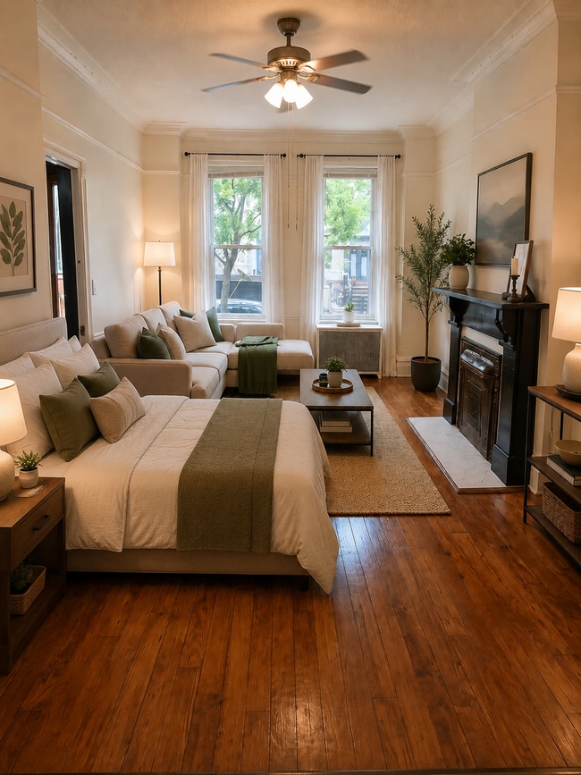 Living Area Staged - 439 37th St