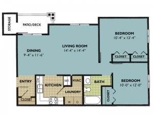 Floorplan - Waterford Place Apartments