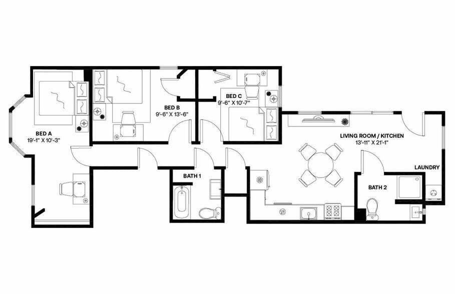 Building Photo - Room in Shared 3 bed/2 bath home