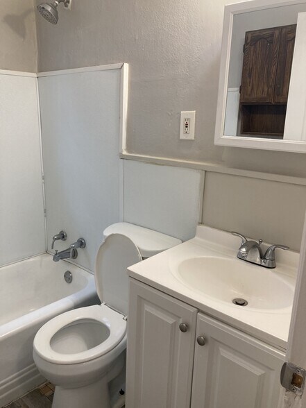 Bathroom with Shower and Tub - 1 Lamar Dr