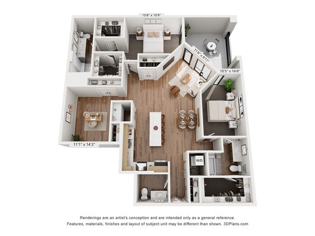 Floorplan - 2800 Taylor
