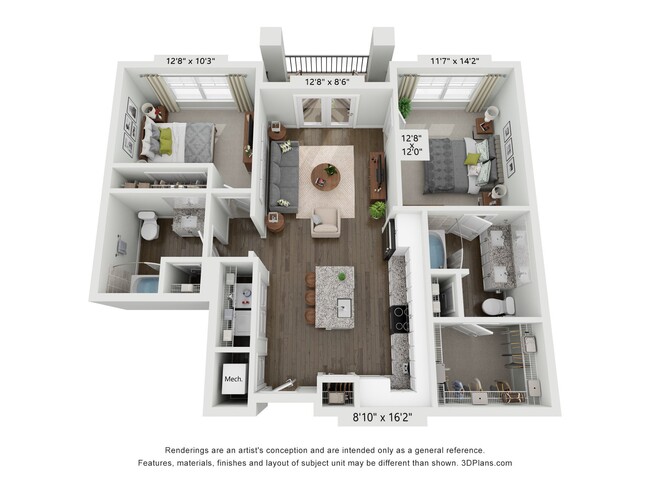 Floorplan - Meridian at Rogers Branch
