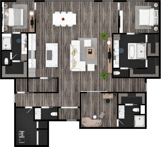 Floorplan - 3525 Normandy