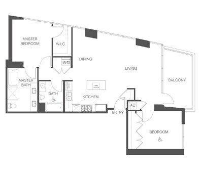 2BR/2BA - Bayside at the Embarcadero