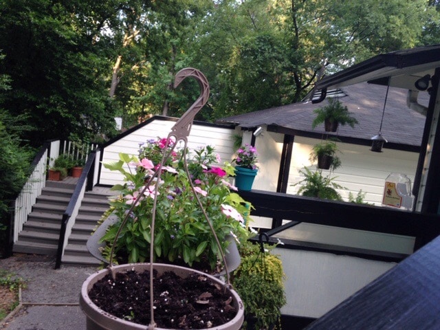 Patio has toom for flowers and outdoor furniture - 791 Forrest St NW