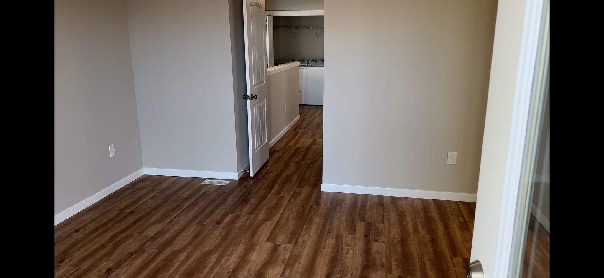 Master from covered deck French doors. - 9016 W Winona Rd