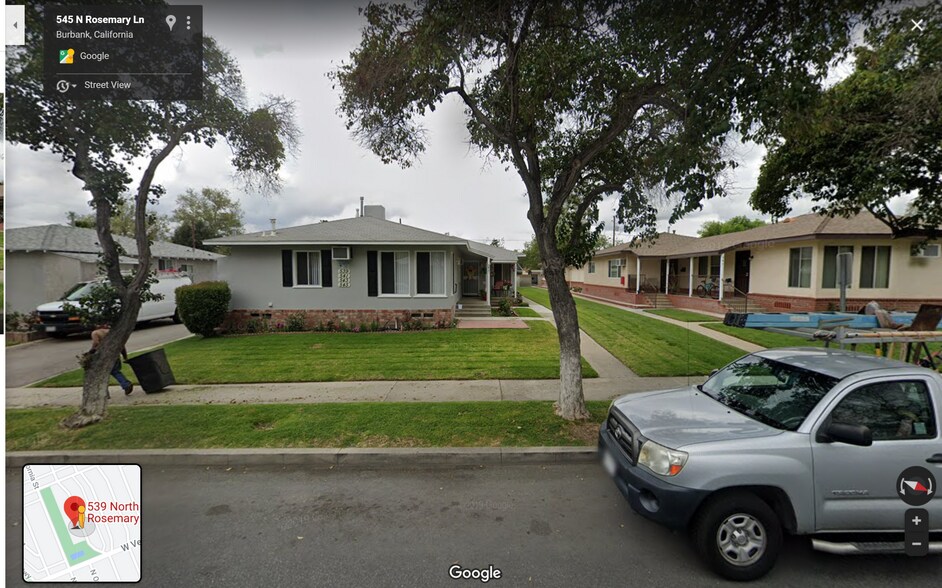 Street View - 539 N Rosemary Ln