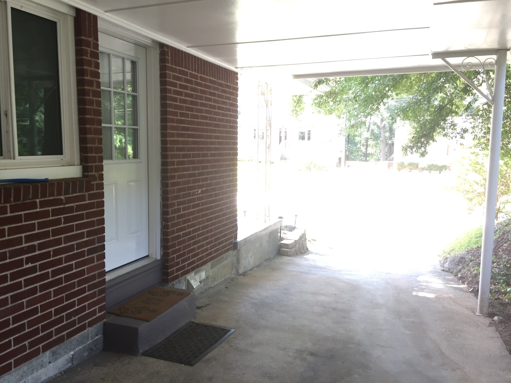 Side entrance into the property from the carport - 430 Wimbledon Road Northeast