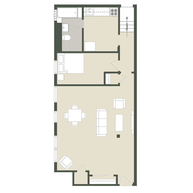 Floorplan - 1807-09 N. Lincoln Park West