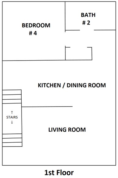 1 st Floor Layout - 88A Prospect St