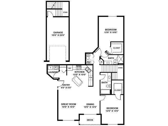 Floorplan - Raspberry Woods Townhomes