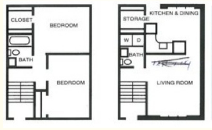 2BR/2BA - North Brighton Townhouses