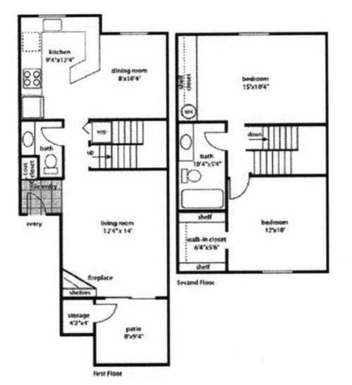 Floorplan - Stratford Apartments