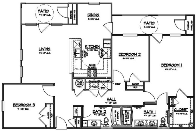 Floorplan - Independence Heights Apartments