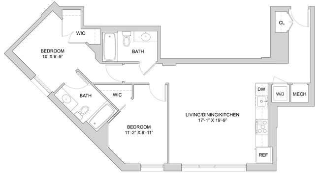Floorplan - The Modern at Art Place