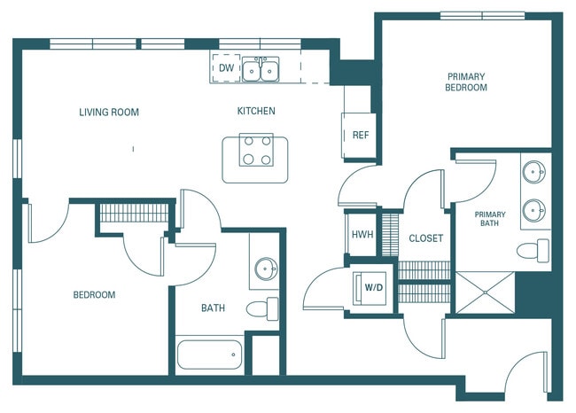 Floorplan - BLVD at Revere Beach