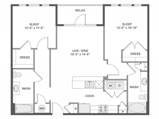 Floorplan - AMLI Frisco Crossing