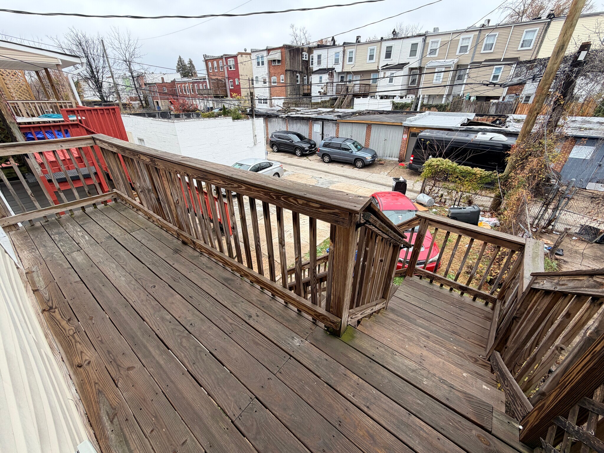 Rear Deck and Entrance - 4654 York Rd