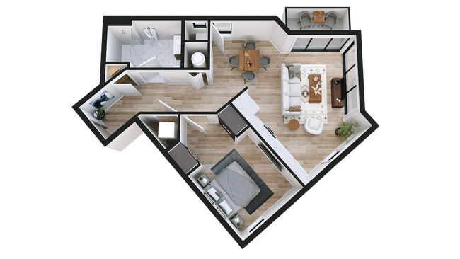 Floorplan - Carraway Apartments