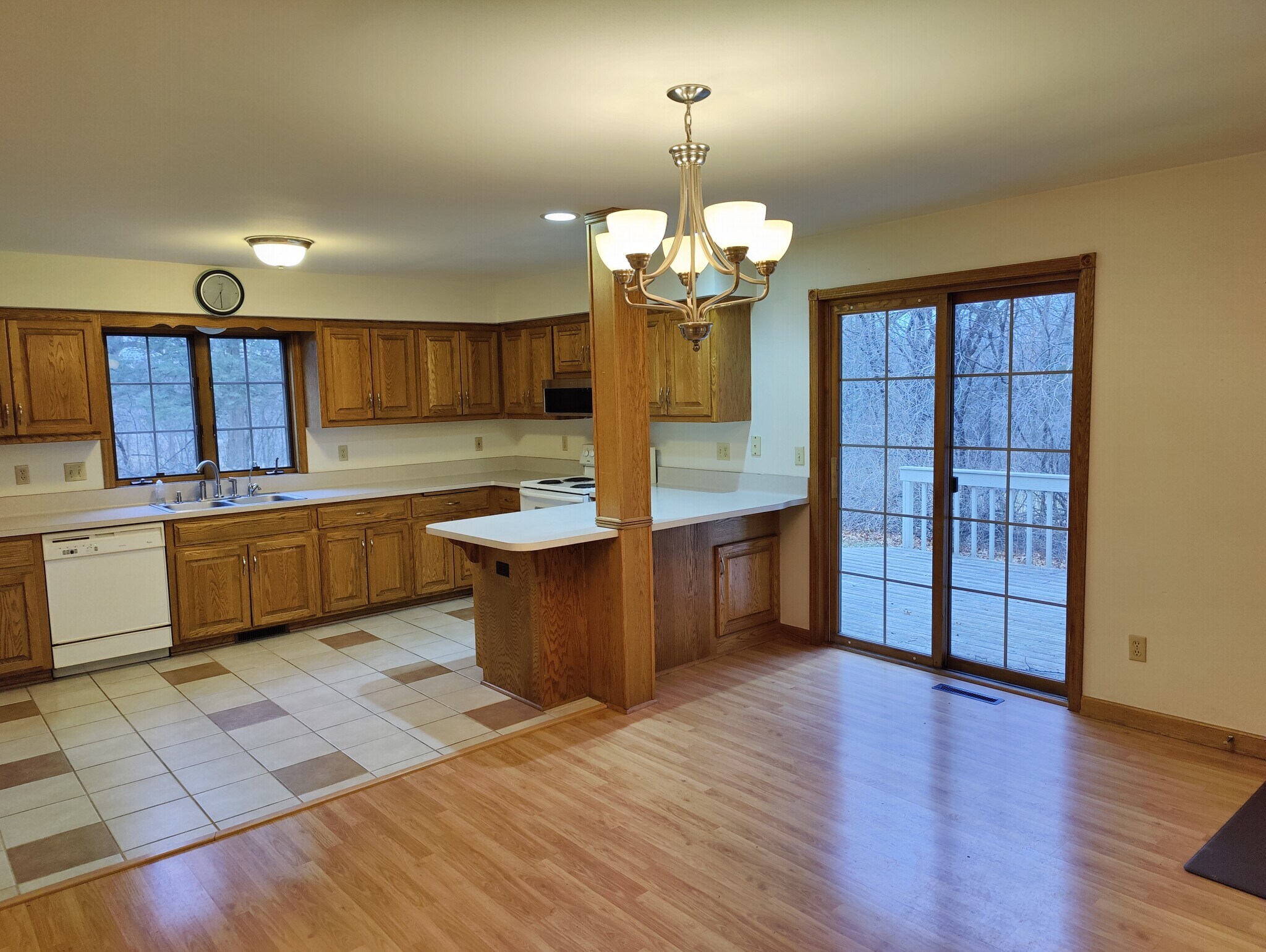 Dinette with Sliding Doors leading to Private Deck - 120 Hilly Oak Dr
