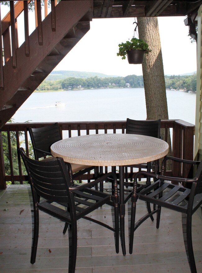 Deck/Patio overlooking Goodyear Lake - 237 Lake Shore Dr S