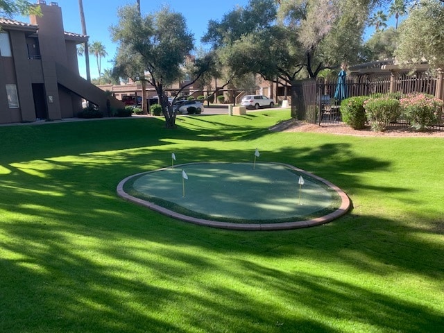 Grounds Putting Green - 7009 E Acoma Dr