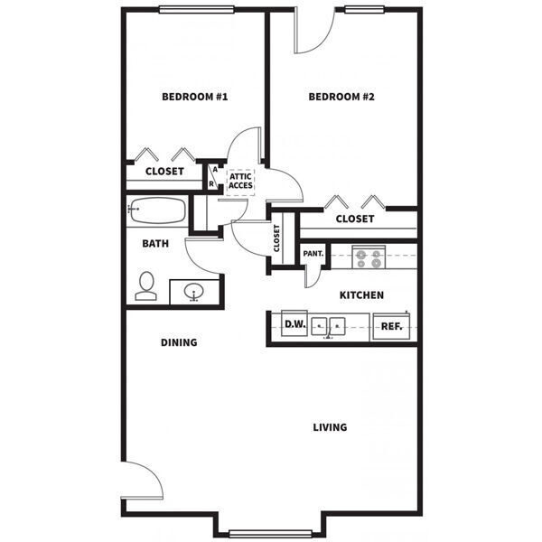 Floorplan - Stones Throw Apartments