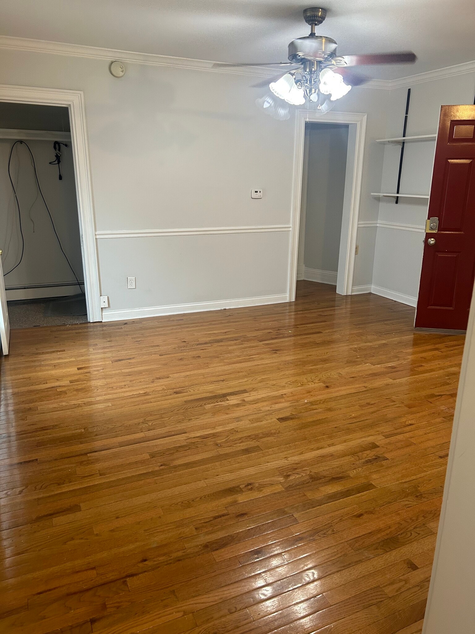 living room and closet - 811 Washtenaw Ave