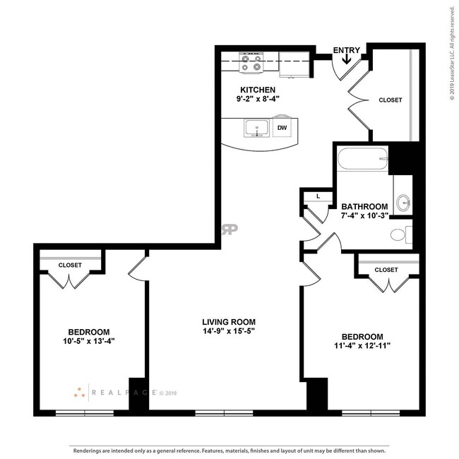 Floorplan - Curtain Lofts  1371