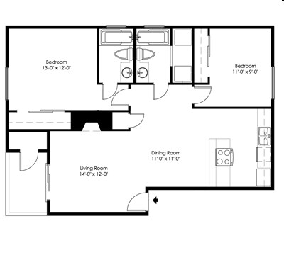 2BR/2BA - The Ridge and The Shores