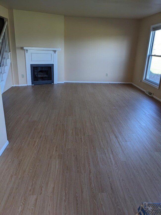 Living Room with new Luxury plank floor - W150S6941 Cornell Cir